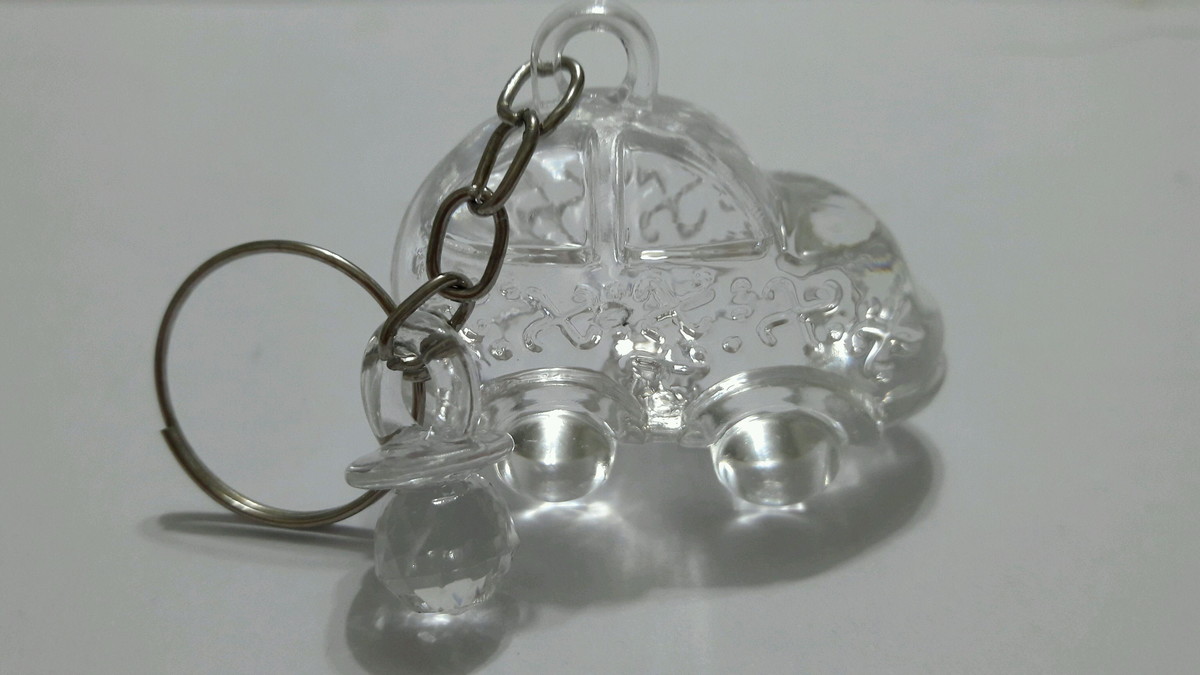 imagem de Chaveiro modelo de Fusca - acrílico - branco