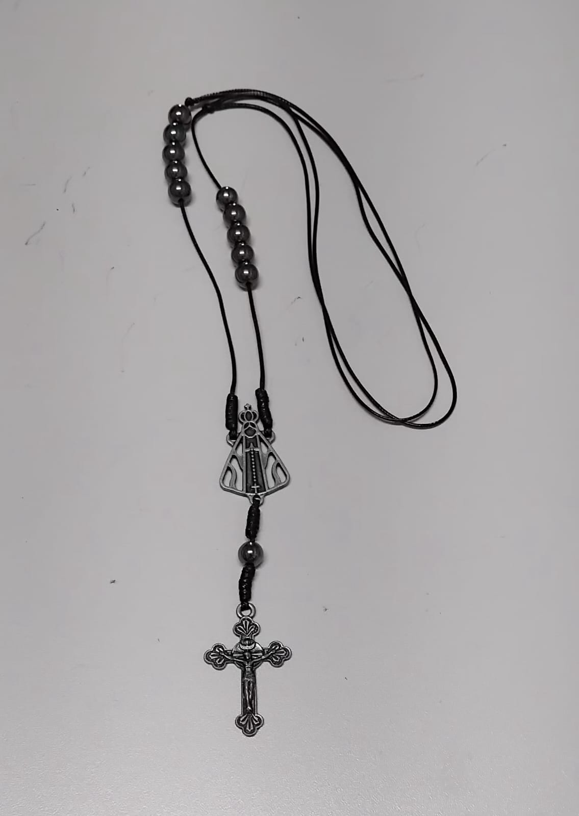 imagem de Dezena cordão hematita Nossa Senhora Aparecida