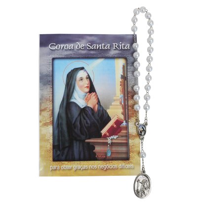 imagem de Terço da Coroa de Santa Rita com folheto