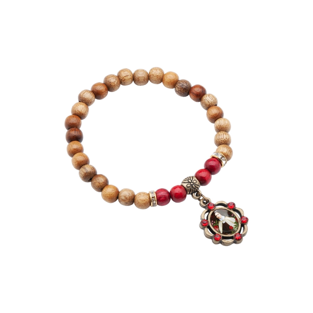 imagem de Pulseira Feminina Madeira Santa Teresinha