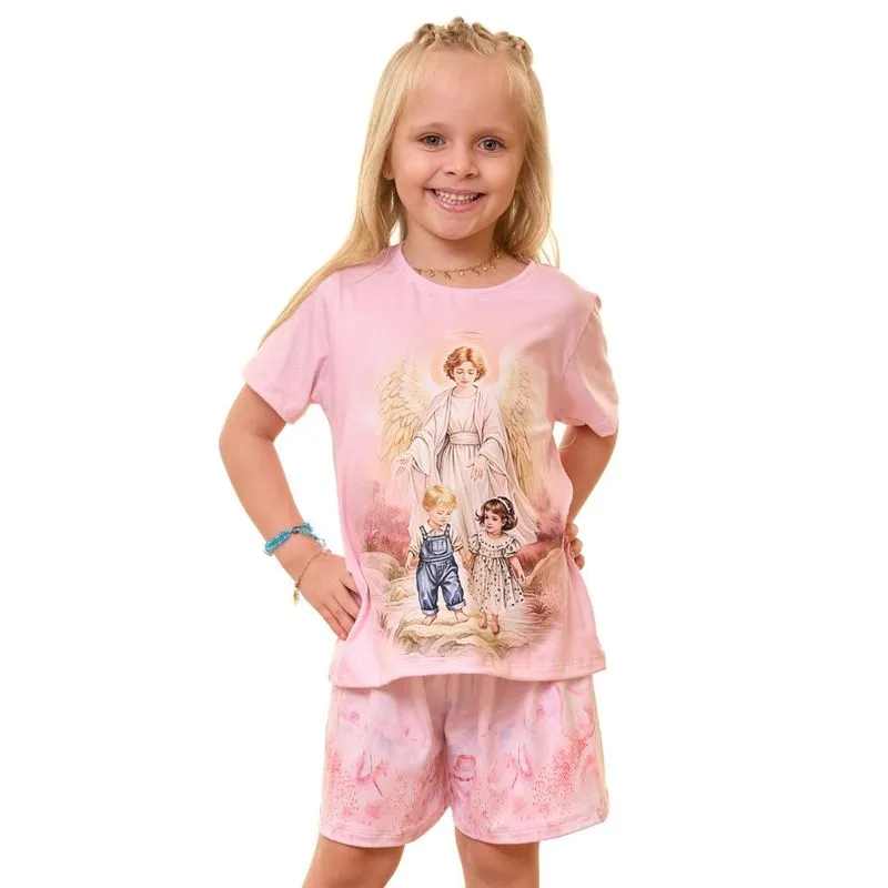 imagem de Pijama Infantil Anjo da Guarda