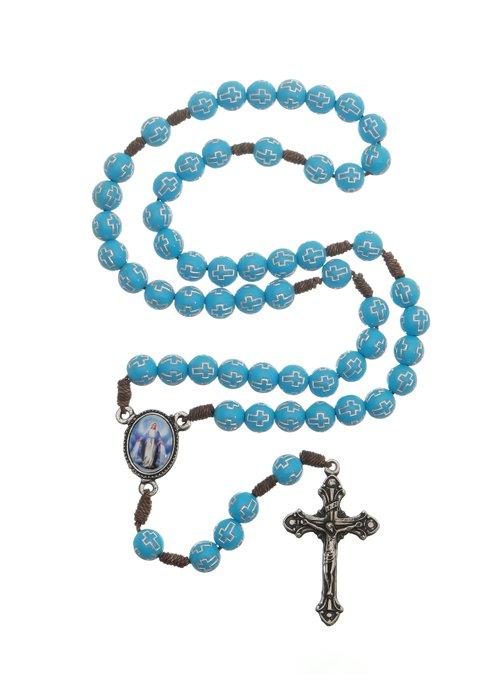 imagem de Terço Nossa Senhora das Graças - Azul Claro