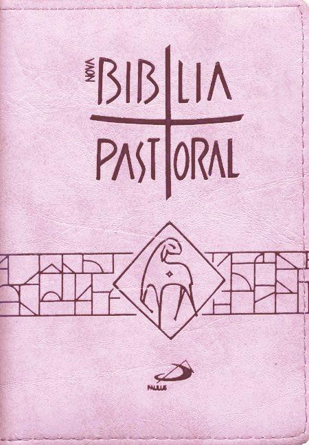 imagem de Nova Bíblia Pastoral - Média - Zíper  - Capa Rosa