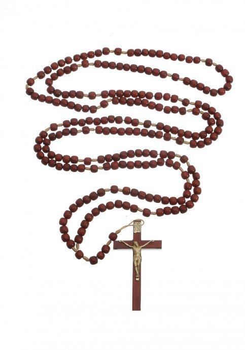 imagem de Rosário de Madeira Pau Brasil