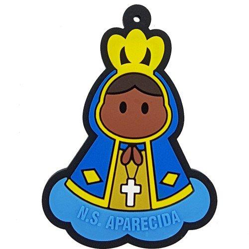 imagem de Chaveiro emborrachado Nossa Senhora Aparecida