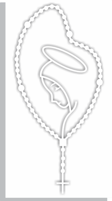 imagem de Adesivo terço Nsa Sra do Silêncio branco G