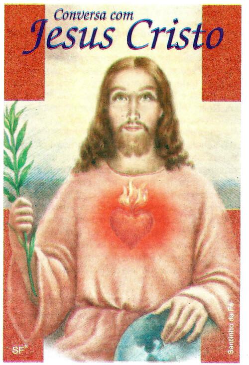 imagem de Santinho Conversa com Jesus Cristo