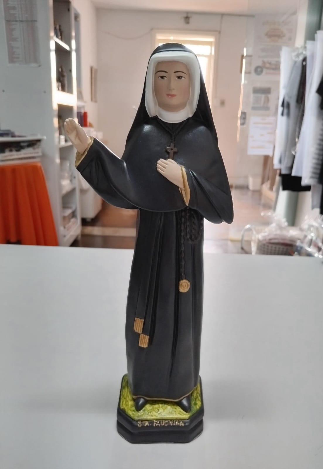 imagem de Imagem de Santa Faustina em gesso - 40cm