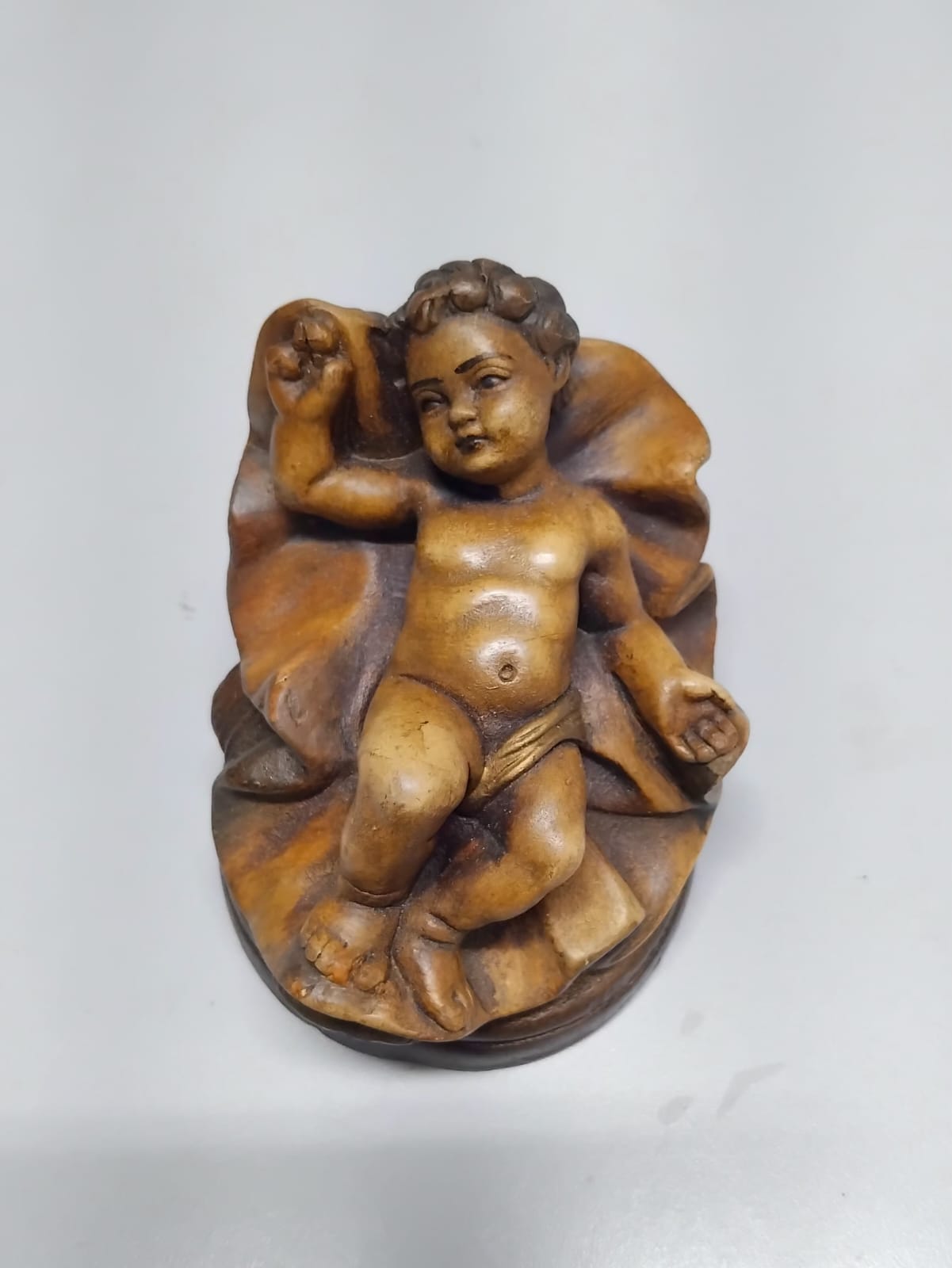 imagem de Imagem Menino Jesus em gesso - 12cm