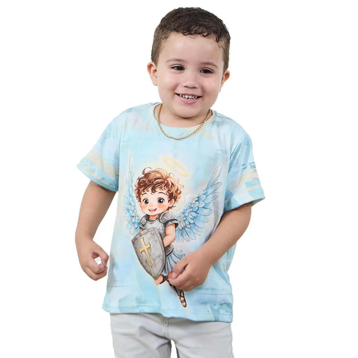 imagem de Camiseta Infantil São Miguel Arcanjo
