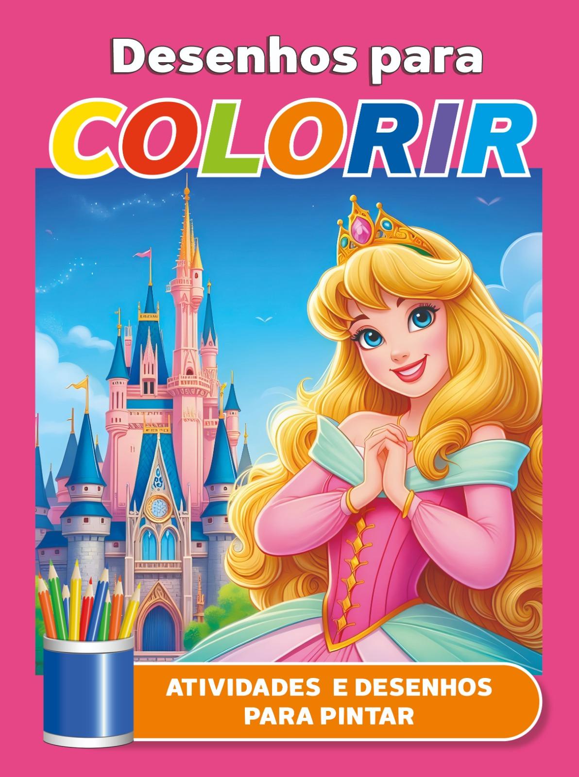 imagem de Revista de atividades e desenhos para colorir