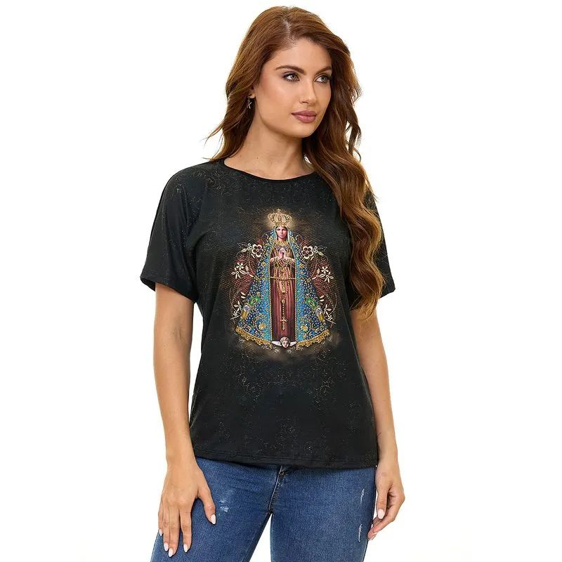 imagem de Blusa Nossa Senhora Aparecida bordada
