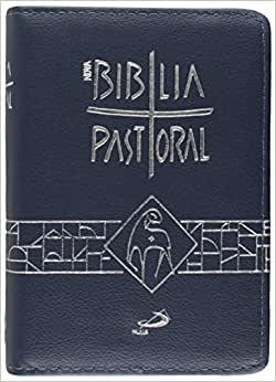 imagem de Nova Bíblia Pastoral Bolso com zíper azul