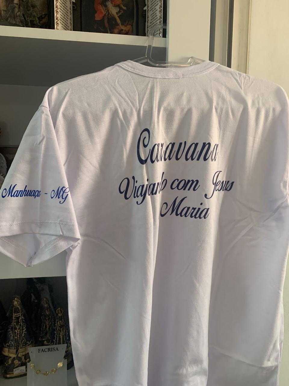 imagem de Camisa da caravana VIAJANDO COM JESUS E MARIA