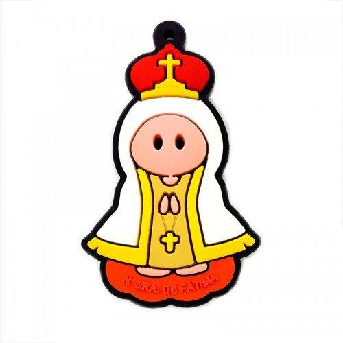 imagem de Chaveiro emborrachado Nossa Senhora de Fátima
