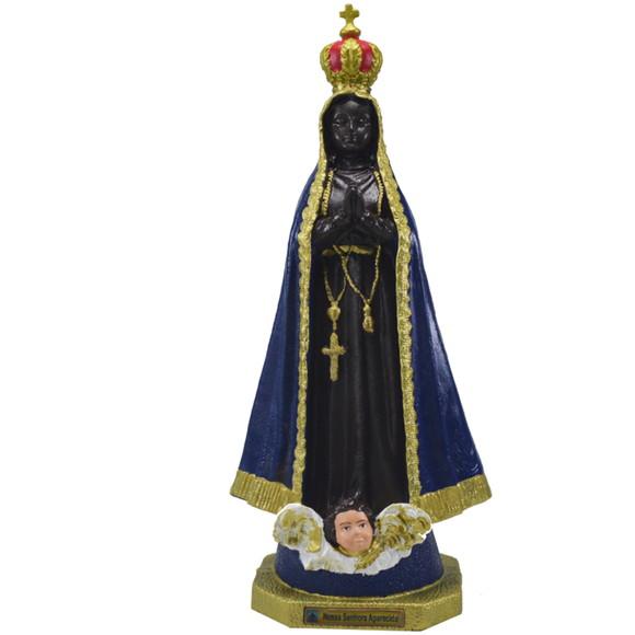 imagem de Imagem de Nossa Senhora Aparecida em resina  - 15 cm
