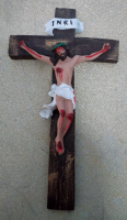 imagem de Crucifixo de parede em resina - 23 cm