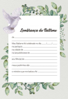 imagem de Lembrança do Batismo