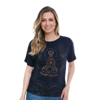 imagem de Blusa Nossa Senhora Aparecida - azul marinho