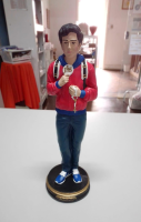 imagem de São Carlo Acutis em gesso - 30cm