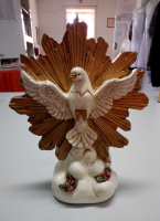 imagem de Divino Espirito Santo com raios de mesa - 18cm