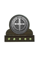 imagem de Porta Chaves Medalha São Bento e Oração