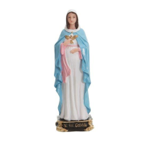 imagem de Imagem de Nossa Senhora Grávida em resina - 15cm