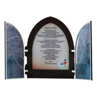 imagem de Capela com Portas Resinado Jubileu de Esperança - 18 Cm X 26 Cm