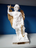 imagem de São Miguel Monte Gargano branco - 38cm