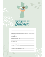 imagem de Lembrança do Batismo