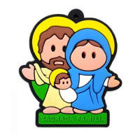 imagem de Chaveiro emborrachado Sagrada Família