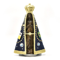 imagem de Imagem Nossa Senhora Aparecida em gesso 22cm