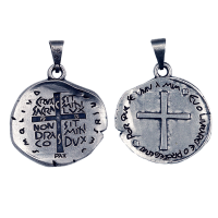 imagem de Medalha das DUAS CRUZES - Prata - 2,2 cm
