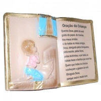 imagem de Bíblia Oração da Criança 20cm x 15cm - em Gesso