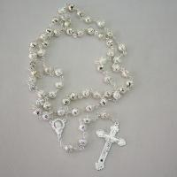 imagem de TERÇO ROSÁRIO DA VIDA PRATA 8MM