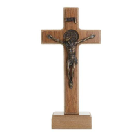 imagem de Crucifixo de Mesa Ou Parede São Bento - 19cm