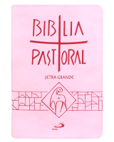 imagem de BIBLIA PASTORAL - LETRA GRANDE - ZIPER - ROSA