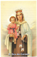 imagem de Santinhos de oração Nossa Senhora do Carmo