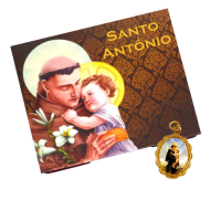 imagem de Cartão com Medalha de Santo Antônio
